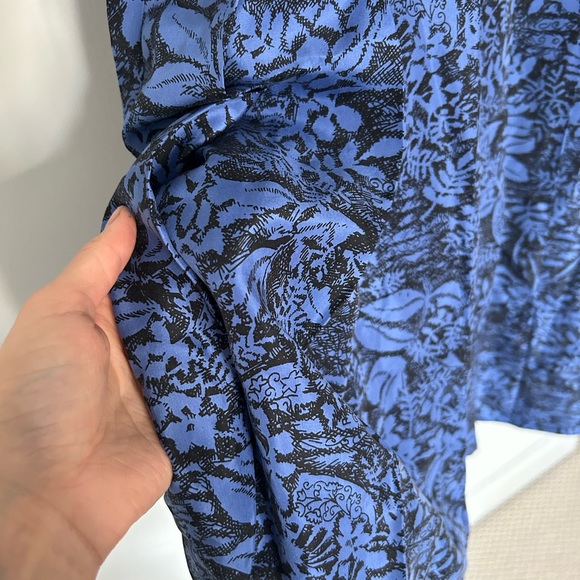 Brooks brothers 100% silk size 0 midi pleated dress - Picture 4 of 8